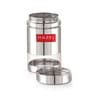 Silver Stainless Steel Transparent See Through 600 ml Storage Container
