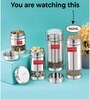 Silver 950 ml Stainless Steel Transparent See Through (Set of 2) Storage Container