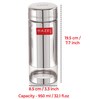 Silver 950 ml Stainless Steel Transparent See Through (Set of 2) Storage Container