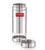 Silver 950 ml Stainless Steel Transparent See Through (Set of 2) Storage Container