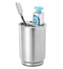 Stainless Steel Silver Counter Top Toothbrush Holder