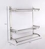 Stainless Steel Towel Rack (Length: 18 Inches)