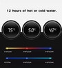 Stainless Steel Smart Temperature Display Thermal Bottle 500ml (Black)