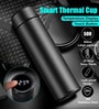 Stainless Steel Smart Temperature Display Thermal Bottle 500ml (Black)