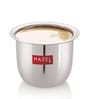 Stainless Steel Tea Glasses Mini Traditional Design Coffee Milk Serving Glass Patra Pela, 9 cm, 100 ML, Silver