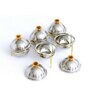 Tureen  250ml Nut Silver & Gold Stainless Steel & Brass Serving Dish