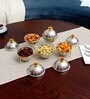 Tureen  250ml Nut Silver & Gold Stainless Steel & Brass Serving Dish