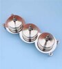 Tureen Trio 750ml Each Silver Stainless Steel Condiment Set