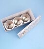 Tureen Trio 750ml Each Silver Stainless Steel Condiment Set