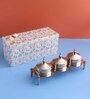 Tureen Trio 750ml Each Silver Stainless Steel Condiment Set