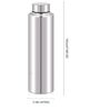 Stainless Steel Water Bottle 1 Litre | Leak Proof, Durable & Rust Proof | Non-Toxic & BPA Free Steel Bottles 1+ Litre | Eco Friendly Stainless Steel Water Bottle (Pack of 1)