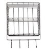 Stainless Steel Wire Wall Shelf With Hooks