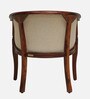 Stalley Sheesham Wood Arm Chair In Beige & Scratch Resistant Honey Oak Finish