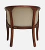 Stalley Sheesham Wood Arm Chair In Beige & Scratch Resistant Honey Oak Finish