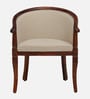 Stalley Sheesham Wood Arm Chair In Beige & Scratch Resistant Honey Oak Finish