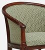Stalley Sheesham Wood Arm Chair In Green & Scratch Resistant Honey Oak Finish