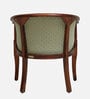 Stalley Sheesham Wood Arm Chair In Green & Scratch Resistant Honey Oak Finish