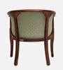 Stalley Sheesham Wood Arm Chair In Green & Scratch Resistant Honey Oak Finish