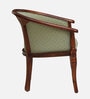 Stalley Sheesham Wood Arm Chair In Green & Scratch Resistant Honey Oak Finish