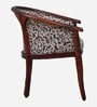 Stalley Sheesham Wood Arm Chair In Multicolor & Scratch Resistant Honey Oak Finish