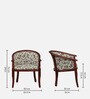 Stalley Sheesham Wood Arm Chair In Scratch Resistant Honey Oak Finish