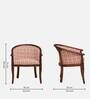 Stalley Sheesham Wood Coffee Table Set in Orange & Honey Oak Finish With 2 Chairs