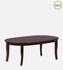 Stalley Sheesham Wood Oval Coffee Table In Honey Oak Finish