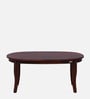 Stalley Sheesham Wood Oval Coffee Table In Honey Oak Finish