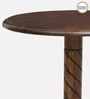 Stalley Sheesham Wood Round Coffee Table in Scratch Resistant Provincial Teak Finish