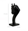 Stallion Black Resin Figurine