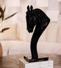 Stallion Black Resin Figurine