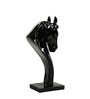 Stallion Black Resin Figurine