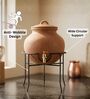 Black Heavy-Duty Round Matka Stand