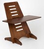 Standi Plus Solid Wood Portable Table in Walnut Finish