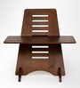 Standi Plus Solid Wood Portable Table in Walnut Finish