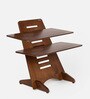 Standi Plus Solid Wood Portable Table in Walnut Finish