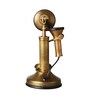 Standing Looking Phone Copper Brass Showpiece