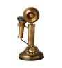 Standing Looking Phone Copper Brass Showpiece