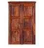 Stanfield Sheesham Wood 2 Door Wardrobe In Honey Oak Finish
