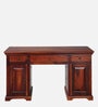 Stanfield Sheesham Wood Writing Table in Scratch Resistant Honey Oak Finish