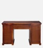 Stanfield Sheesham Wood Writing Table in Scratch Resistant Honey Oak Finish