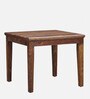 Stanfield Sheesham Wood 4 Seater Dining Set In Provincial Teak Finish