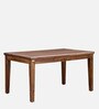 Stanfield Sheesham Wood 6 Seater Dining Set In Provincial Teak Finish