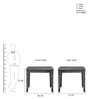Stanfield Sheesham Wood 4 Seater Dining Set In Honey Oak  Finish