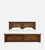 Stanfield Sheesham Wood King Size Bed in Scratch Resistant Provincial Teak Finish