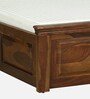 Stanfield Sheesham Wood King Size Bed in Scratch Resistant Provincial Teak Finish With Box Storage