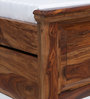 Stanfield Sheesham Wood King Size Bed in Scratch Resistant Rustic teak Finish With Drawer Storage
