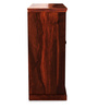Stanfield Sheesham Wood Shoe Cabinet In Honey Oak Finish