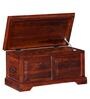 Stanfield Sheesham Wood Trunk in Honey Oak Finish