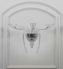 Stanford Triple Arm Crystal Wall Light With Clear Glass & Chrome Finish Modern Decorative Wall Lamp For Bedroom, Living Room & Hallway (Led Compatible)